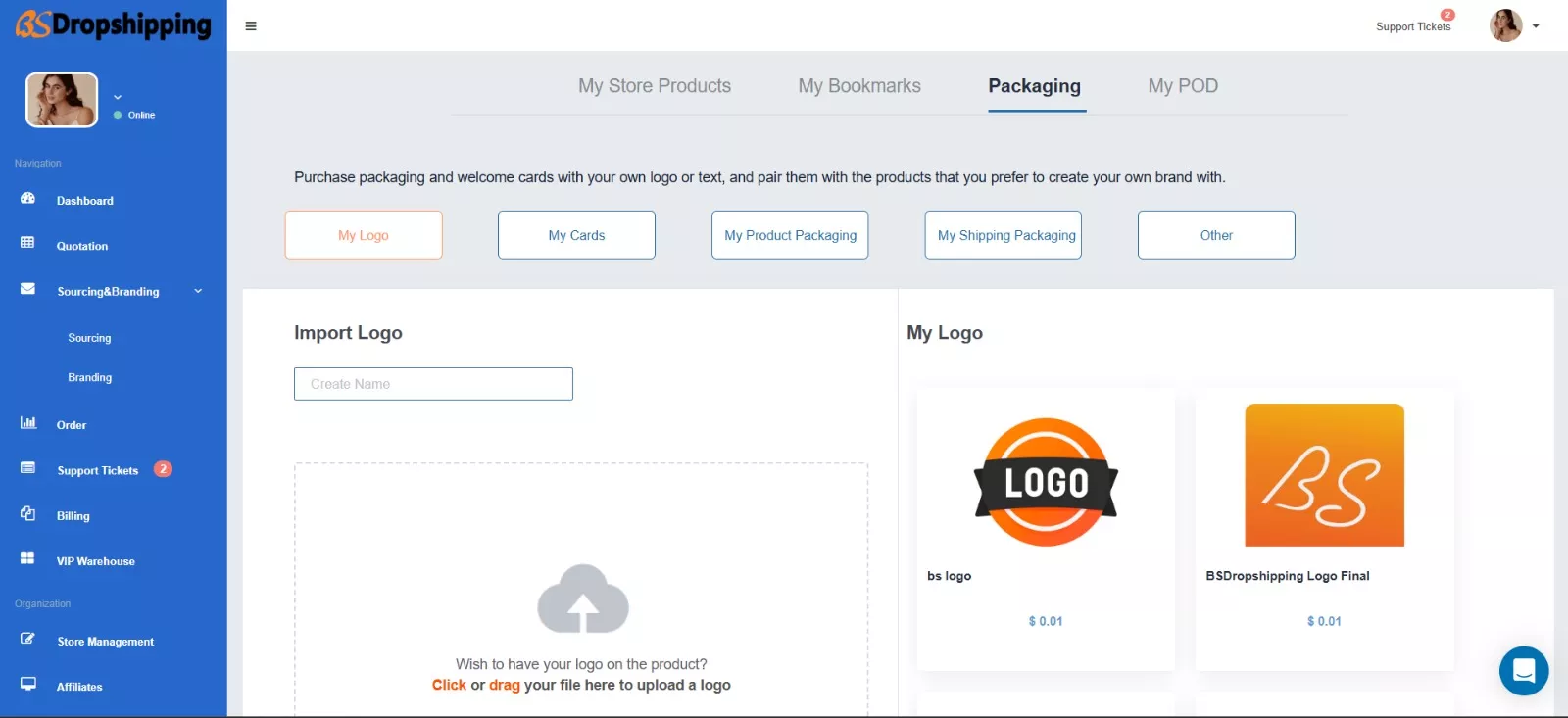 BSdropshipping app