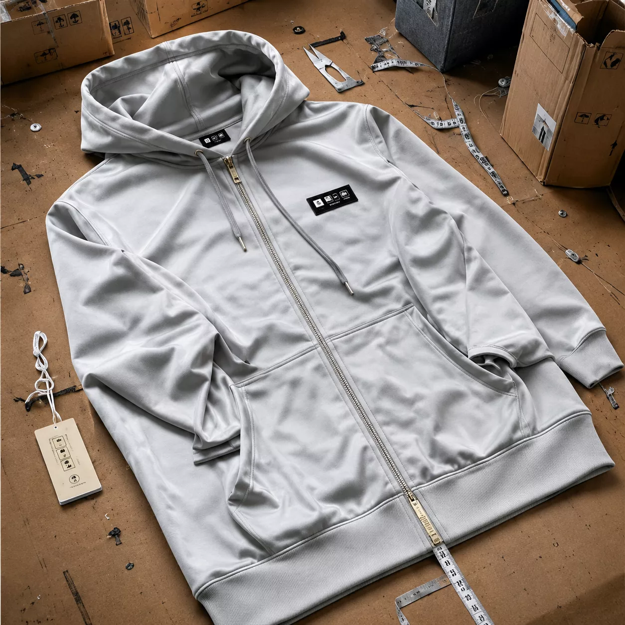 Typical clothing fulfillment agent handling garments