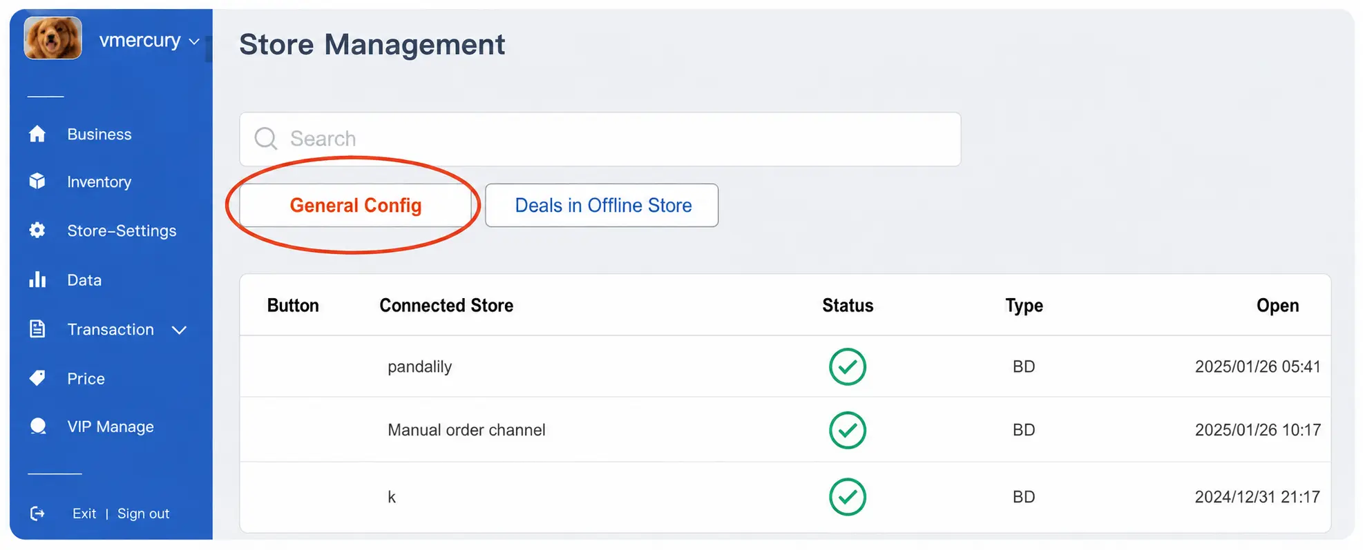 BSDropshipping Shopify fulfillment integration dashboard